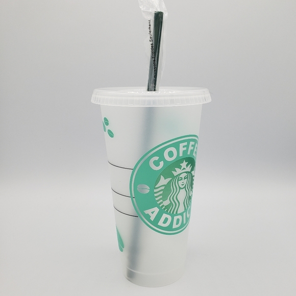 Starbucks custom reusable 24 oz. cold drink cup - Picture 5 of 9